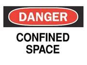 BRADY 95013 Danger Sign 10 x 14In R and BK WHT ENG