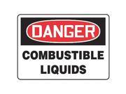 Danger Sign Accuform Signs MCHL198VS 10 Hx14 W