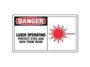 ACCUFORM SIGNS LRAD002VSP Safety Label 3 1 2 In. H 5 In. W PK5