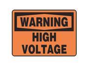Warning Sign Accuform Signs MELC325VP 7 Hx10 W