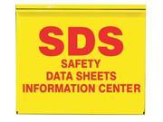 ACCUFORM SIGNS ZRS390 RTK SDS Info Center Storage Cabinet
