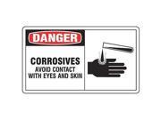 ACCUFORM SIGNS MCHL002VP Danger Sign 7 x 10In R and BK WHT PLSTC