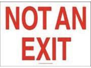 Exit Sign Accuform Signs MEXT911VP 10 Hx14 W