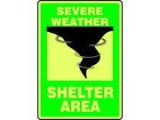 ACCUFORM SIGNS MLFE543GP Emergency Sign 10 x 7In Blk and Grn Glow