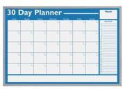Magna Visual Planning Board 30 Day 36 W x 24 H Aluminum Frame WO 01