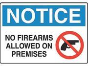 Notice Security Sign, Brady, 23092, 10 Notice Security Sign, Brady, 23092, 10