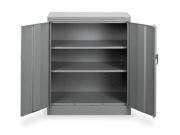 TENNSCO 1442 GRAY Counter Height Storage Cabinet Standard