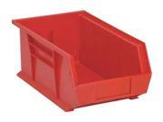 QUANTUM STORAGE SYSTEMS QUS241RD Hang Stack Bin 13 5 8x8 1 4x6 Red
