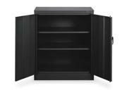 TENNSCO 1442 BLACK Counter Height Storage Cabinet Standard