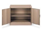 TENNSCO 1430 SAND Desk Height Storage Cabinet Standard