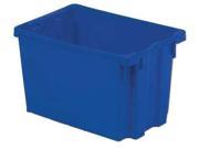 LEWISBINS SN2012 6 BLUE Stack and Nest Bin 20 1 8 In L Blue