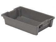 Gray Stack and Nest Container 40 lb Capacity GS6040 13 Grey Orbis