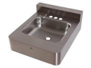 DURA WARE 1953 1 09 GT H34 Lavatory Sink Without Faucet Silver
