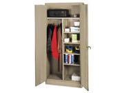 1UFA4 Combination Storage Cabinet 72x36 Gray
