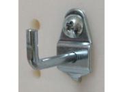 Locking Style Single Rod Pegboard Hook Silver 5TPC8