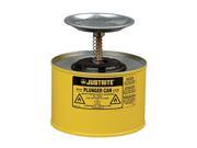 JUSTRITE 10218 Plunger Can 1 2 Gal. Steel Yellow