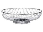 Oval Food Serving Basket Chrome Tablecraft Products Company 4176