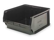 Black Recycled Shelf Bin 75 lb Capacity QMS531BR Quantum Storage Systems