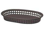 TABLECRAFT PRODUCTS COMPANY 1076BK Platter Basket Oval Black PK 36