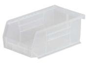 Clear Hang and Stack Bin 10 Lb Capacity 30220SCLAR Akro Mils