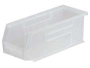 Clear Hang and Stack Bin 50 lb Capacity 30234SCLAR Akro Mils