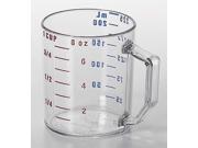 3 1 2 Polycarbonate Measuring Cup Clear Cambro CA25MCCW135