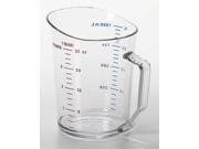 6 1 4 Polycarbonate Measuring Cup Clear Cambro CA100MCCW135
