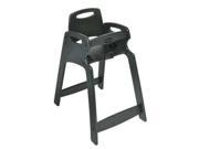 Plastic High Chair Gray Csl Foodservice And Hospitality 333 GRY