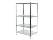 Wire Shelving Unit Silver 2KPG6