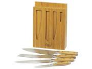 Knife Set w Bamboo Block