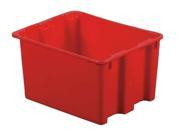 Red Stack and Nest Container 70 lb Capacity SN2117 12 Red Lewisbins