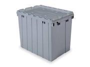 Gray Attached Lid Container 17 gal Capacity 39170 Akro Mils