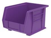Purple Hang and Stack Bin 50 lb Capacity 30239PURPL Akro Mils