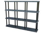 Bulk Storage Rack Black Structural Plastics S9616X4