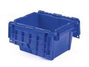 ORBIS FP03 Blue Attached Lid Container 0.3 cu ft Blue