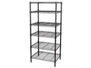 Wire Shelving Unit Black 32V417