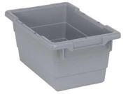 Cross Stacking Tote Gray Quantum Storage Systems TUB1711 8GY