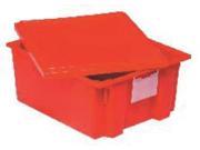 Red Stack and Nest Container 500 lb Capacity SNT180RD Quantum Storage Systems