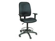 Drafting Chair Fabric Black 107490