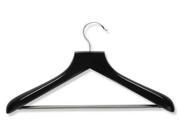 HONEY CAN DO HNG 01524 Suit Hanger Ebony Wood