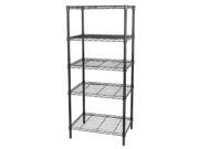 Wire Shelving Unit Black 32V405