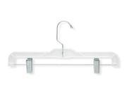 HONEY CAN DO HNG 01436 Skirt and Pant Hanger Clear Plastic PK 6