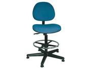 Bevco Pneumatic Task Chair Upholstered 300 lb. Weight Limit Blue V4507MG BLU