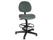 Bevco Pneumatic Task Chair Upholstered 300 lb. Weight Limit Gray V4507MG GR
