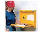 Folding Wall Mounted Desk Yellow Wallwrite WW 100SC T93