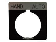 EATON 10250TS39 Legend Plate Square Hand Automatic Black