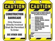 Caution Tag Accuform Signs TAB103CTP 5 3 4 Hx3 1 4 W