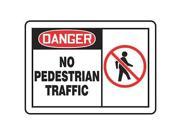 ACCUFORM SIGNS MVHR006VP Traffic Sign 10 x 14In BK and R WHT