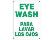 Eye Wash Sign Accuform Signs SBMFSD423VP 14 Hx10 W