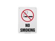 No Smoking Sign Accuform Signs MSMK407VA 10 Hx7 W